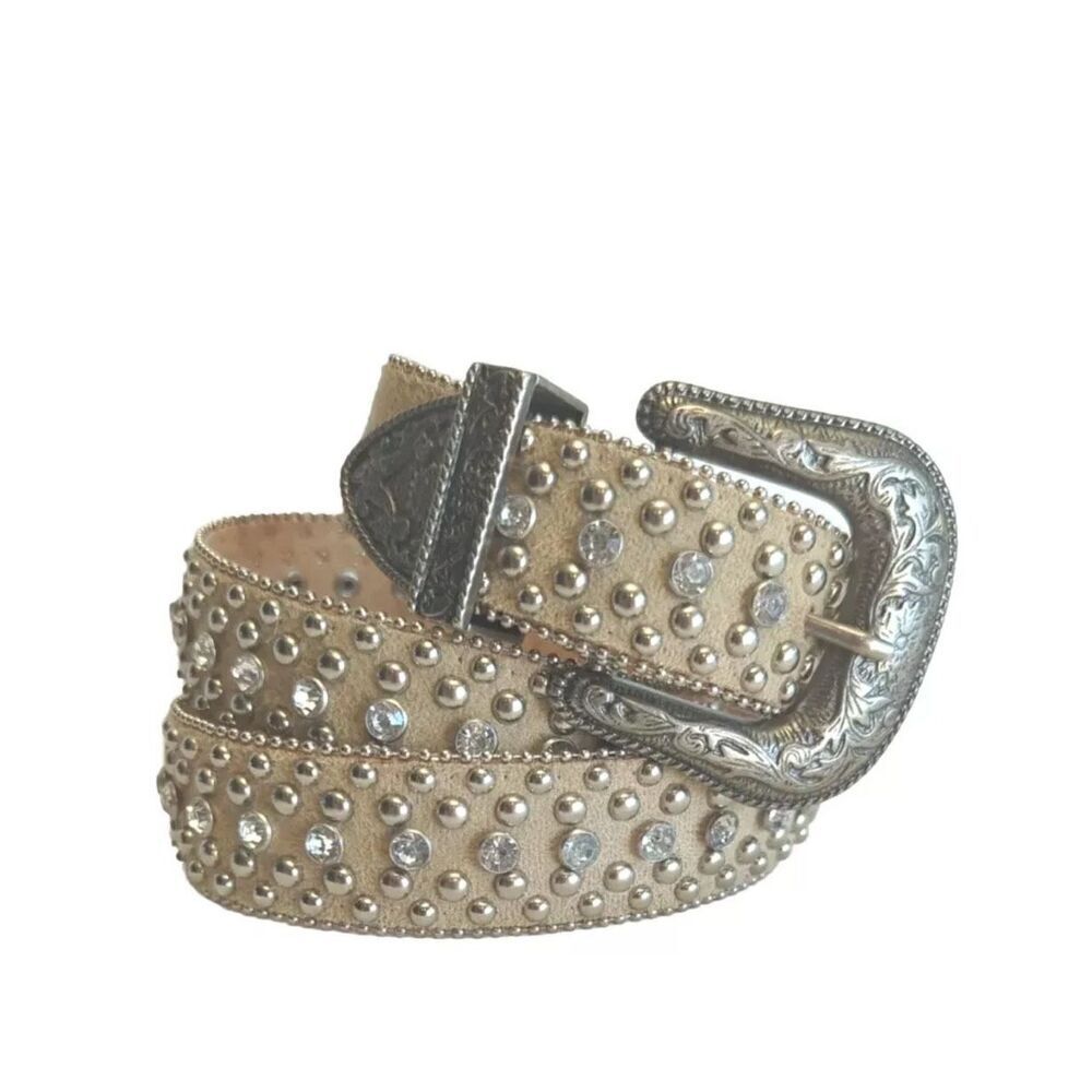 Rhinestone Studded Vintage Cowboy Belt